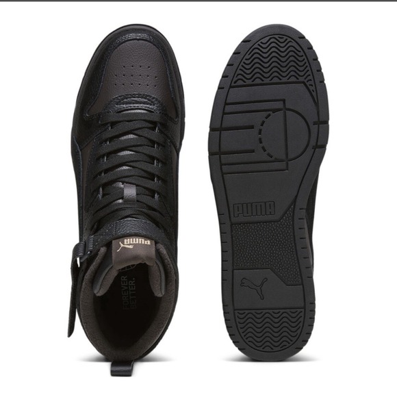 Puma RBD Game WTR 38760407 Mens‎ Black Leather Lifestyle Trainers Shoes Size10 main image 5